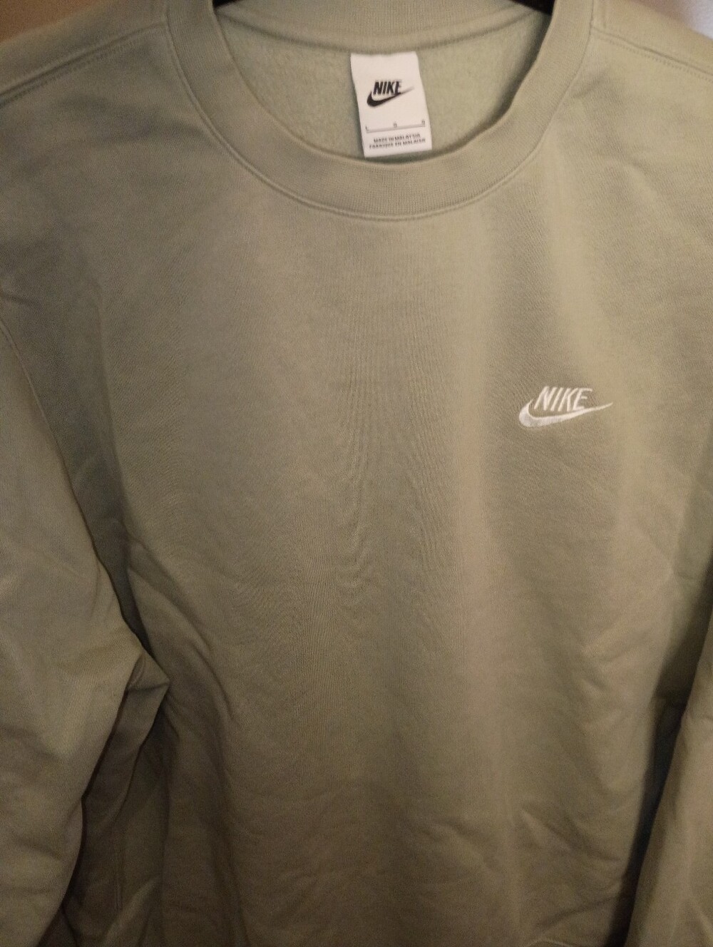 Nike Crewneck Sweatshirt in Olive